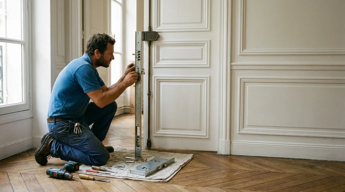 Nils, serrurier professionnel, en intervention dans le Marais (Paris 3ème)